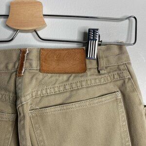 Tan Coca-Cola high-waisted straight-leg vintage jeans size 8